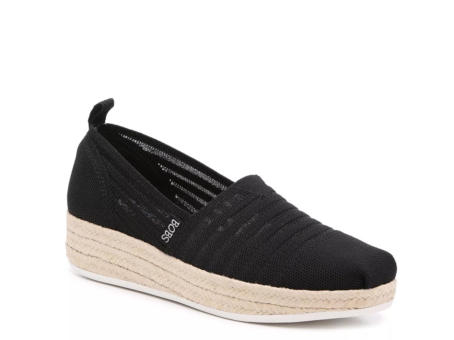 skechers slip on bobs con fiocco in raso