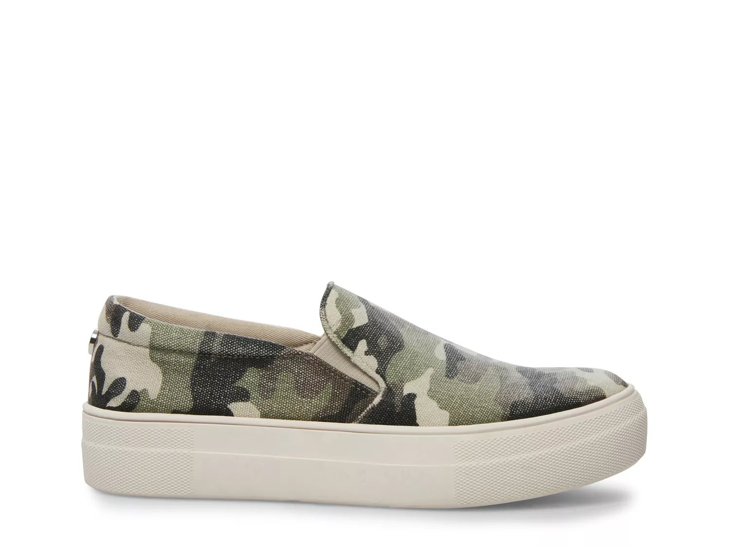 camo platform slip on sneakers