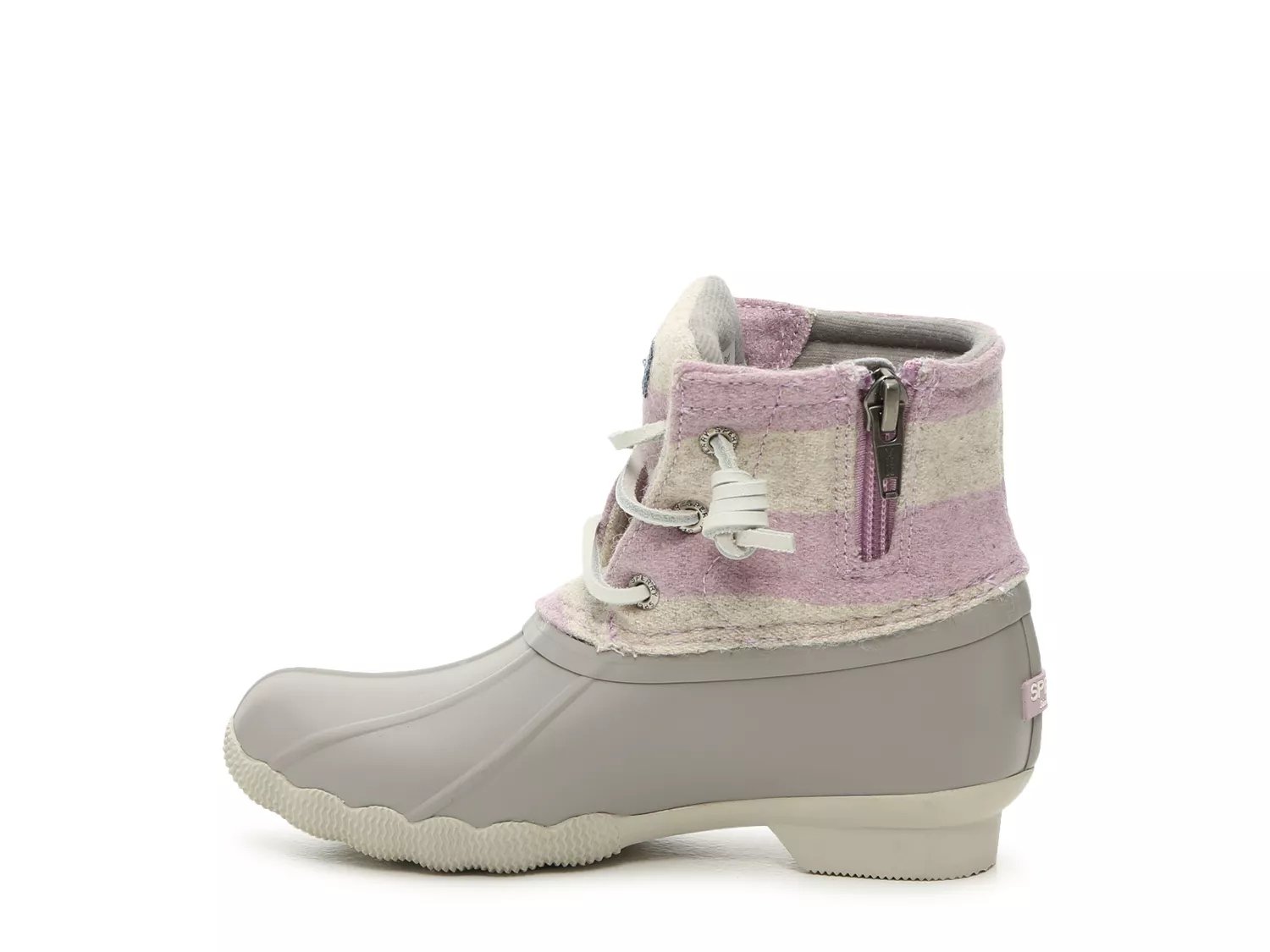 purple sperry duck boots