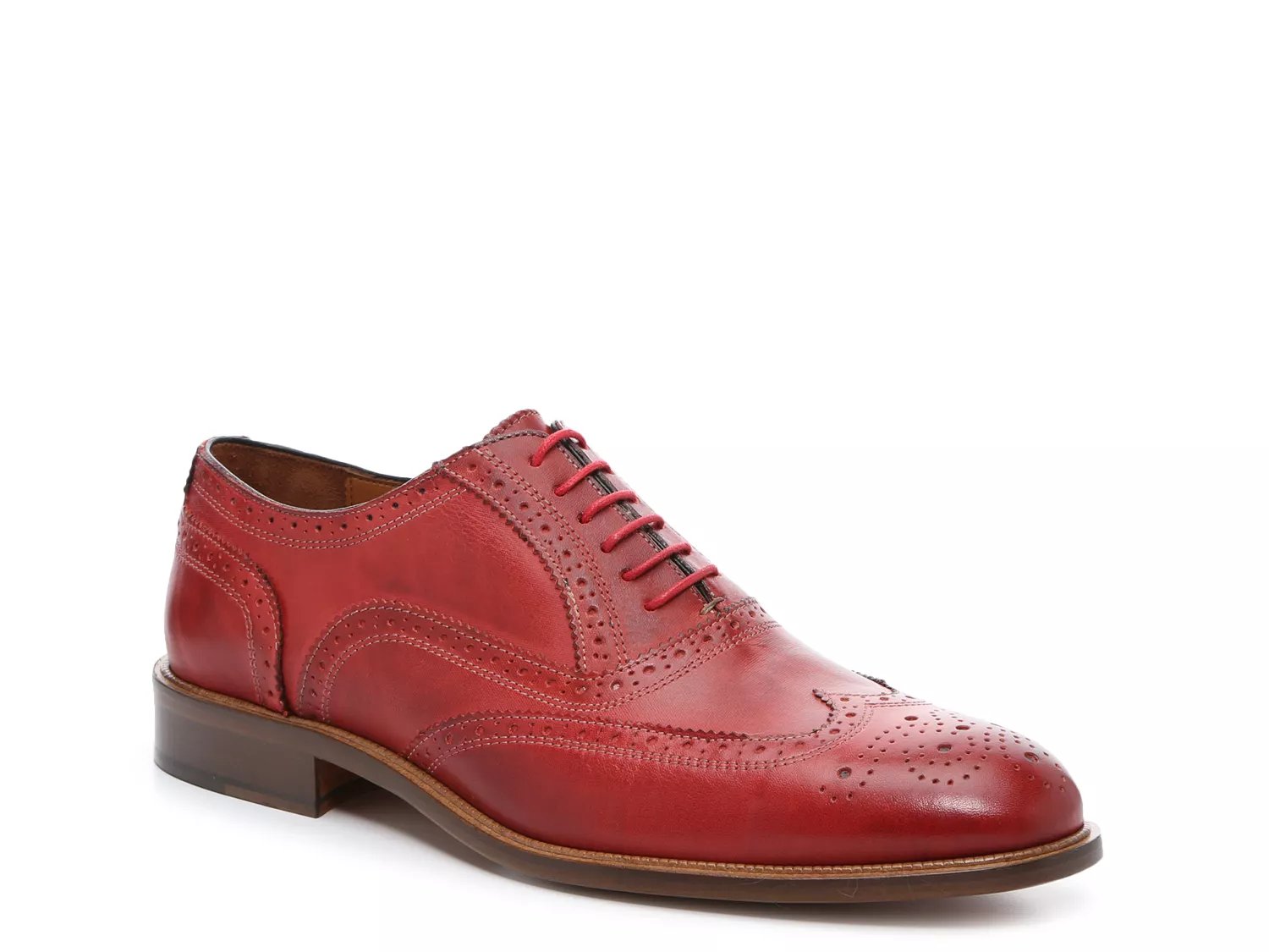red casual dress shoes