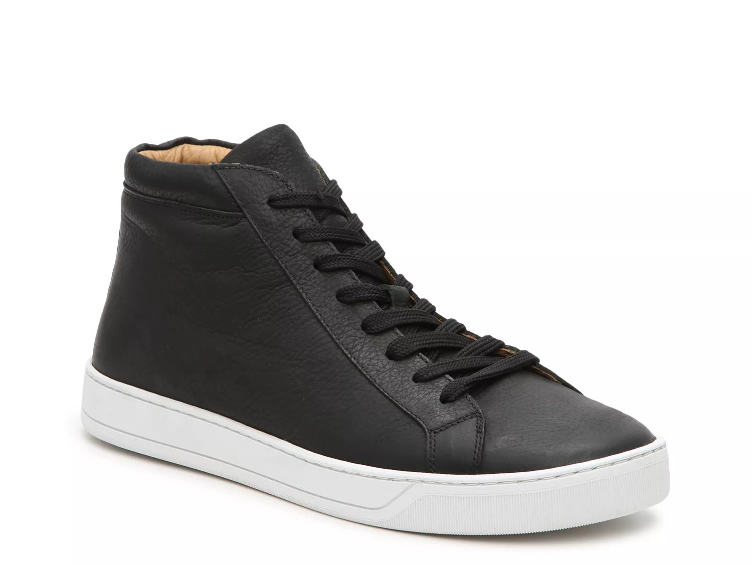 mens all black high top sneakers