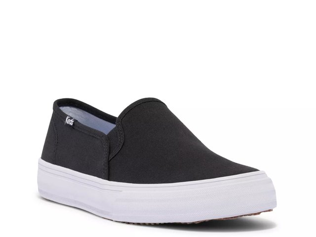 Keds Double Decker Slip On Black 9.5