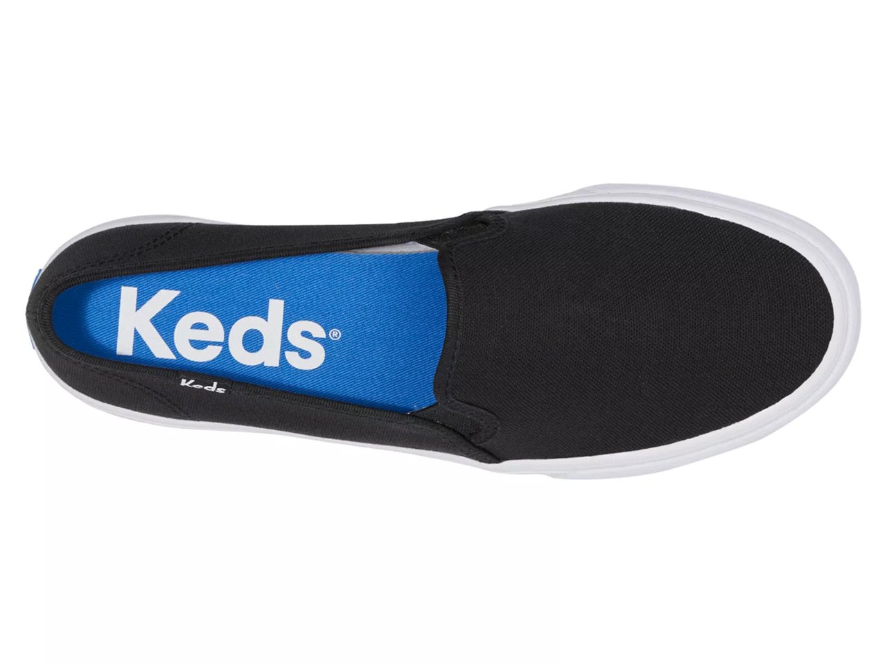 Keds Double Decker Canvas Slip On Sneaker Women Black for sale online eBay
