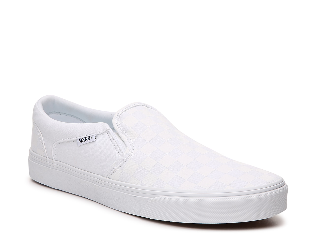 Vans Asher Checkered Slip-On Sneaker - Men's