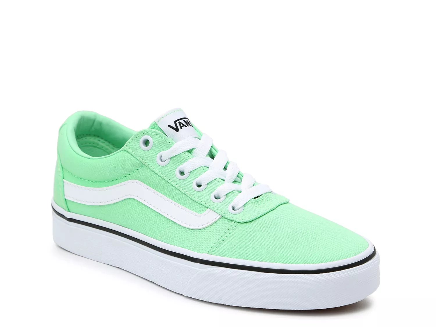 vans green shoes