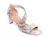 Camille Sandal Taupe Snake Print Leather view