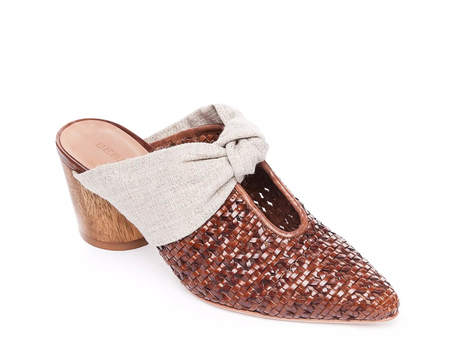 Bernardo nala discount woven heeled mules