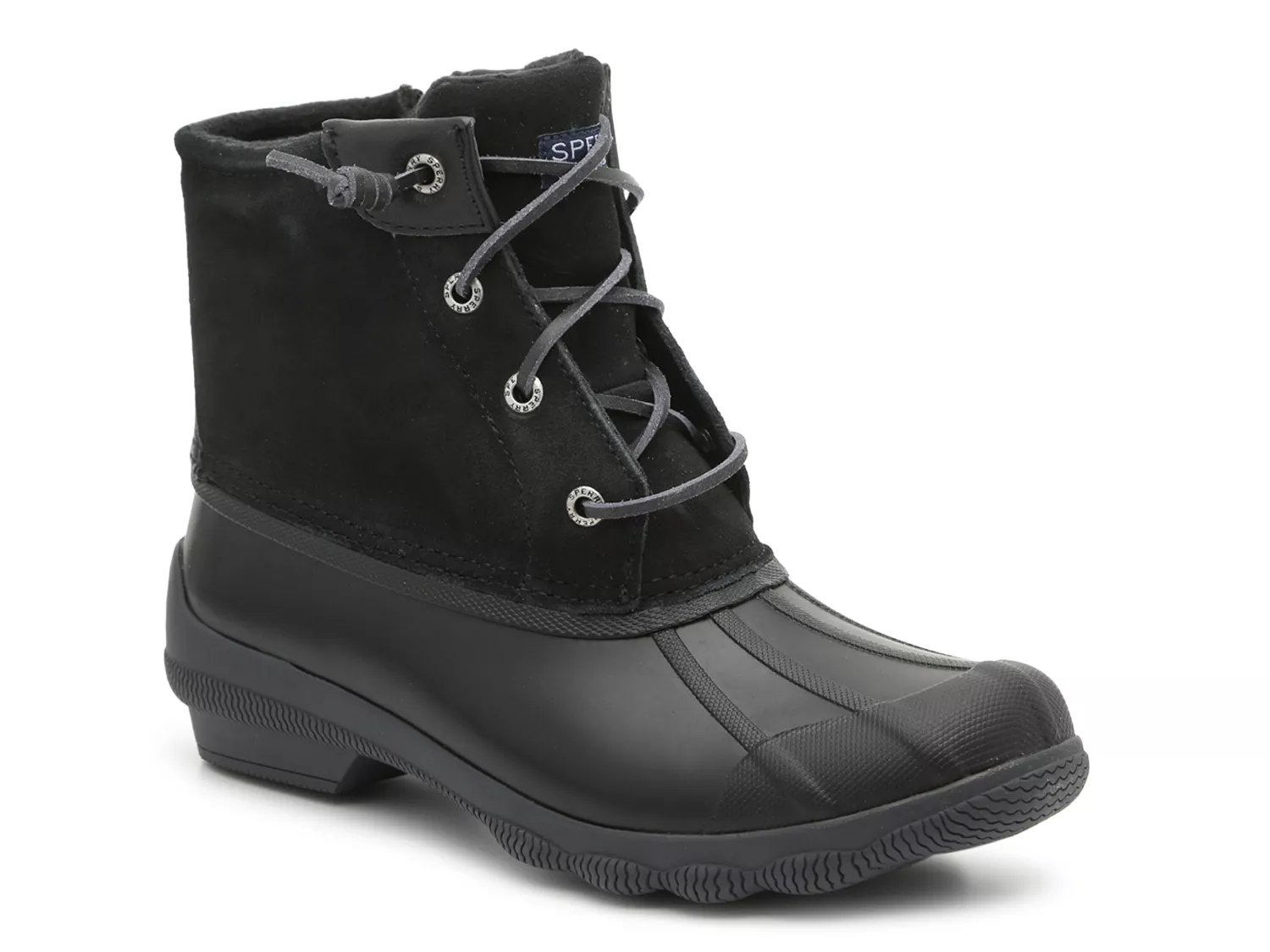 sperry black snow boots