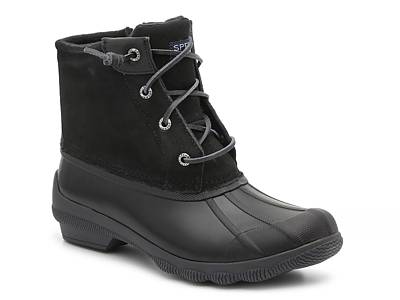 Sperry duck boots black and clearance grey