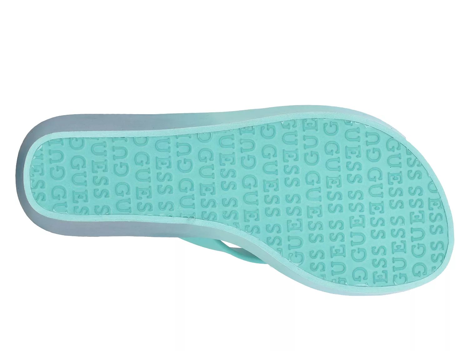 guess sierra wedge flip flop