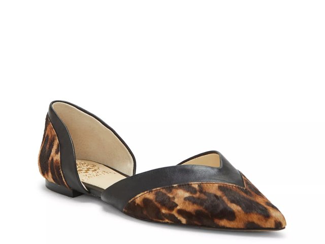 Vince camuto sales leopard flats