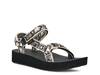 Midform Universal Platform Sandal White/Grey Floral Print view