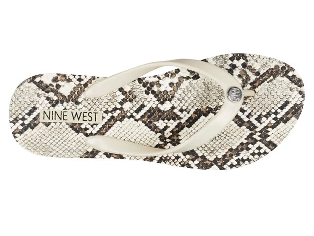 nine west charlize flip flop