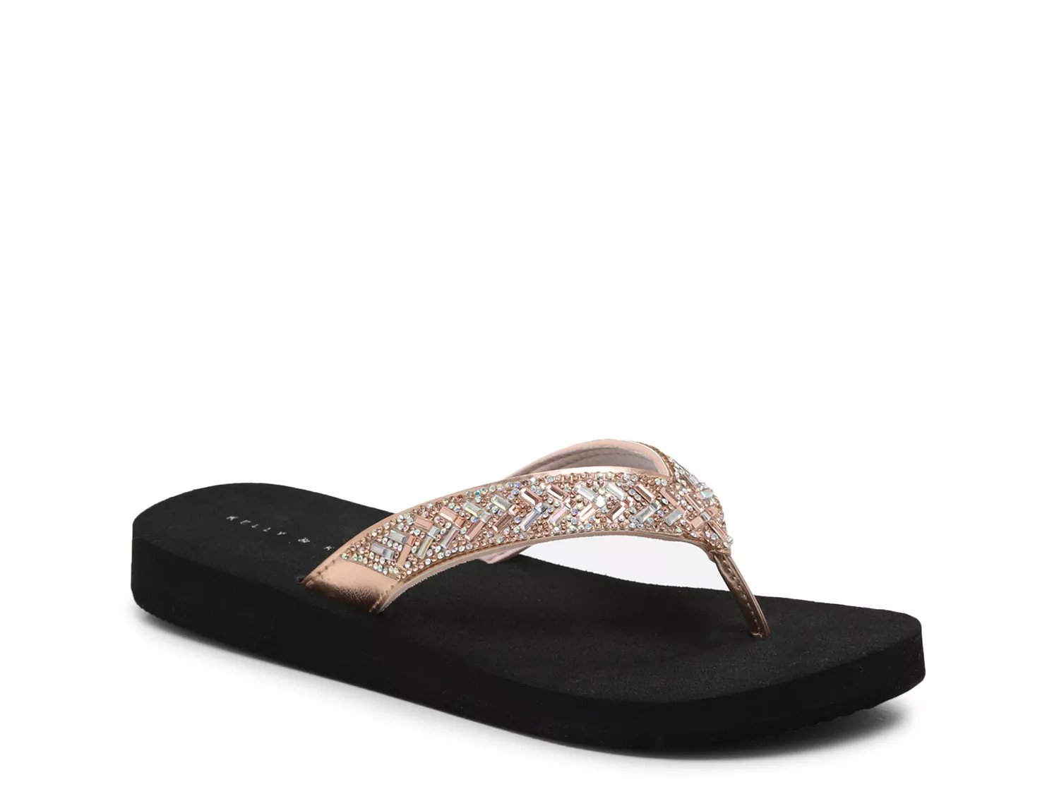 womens bling flip flops