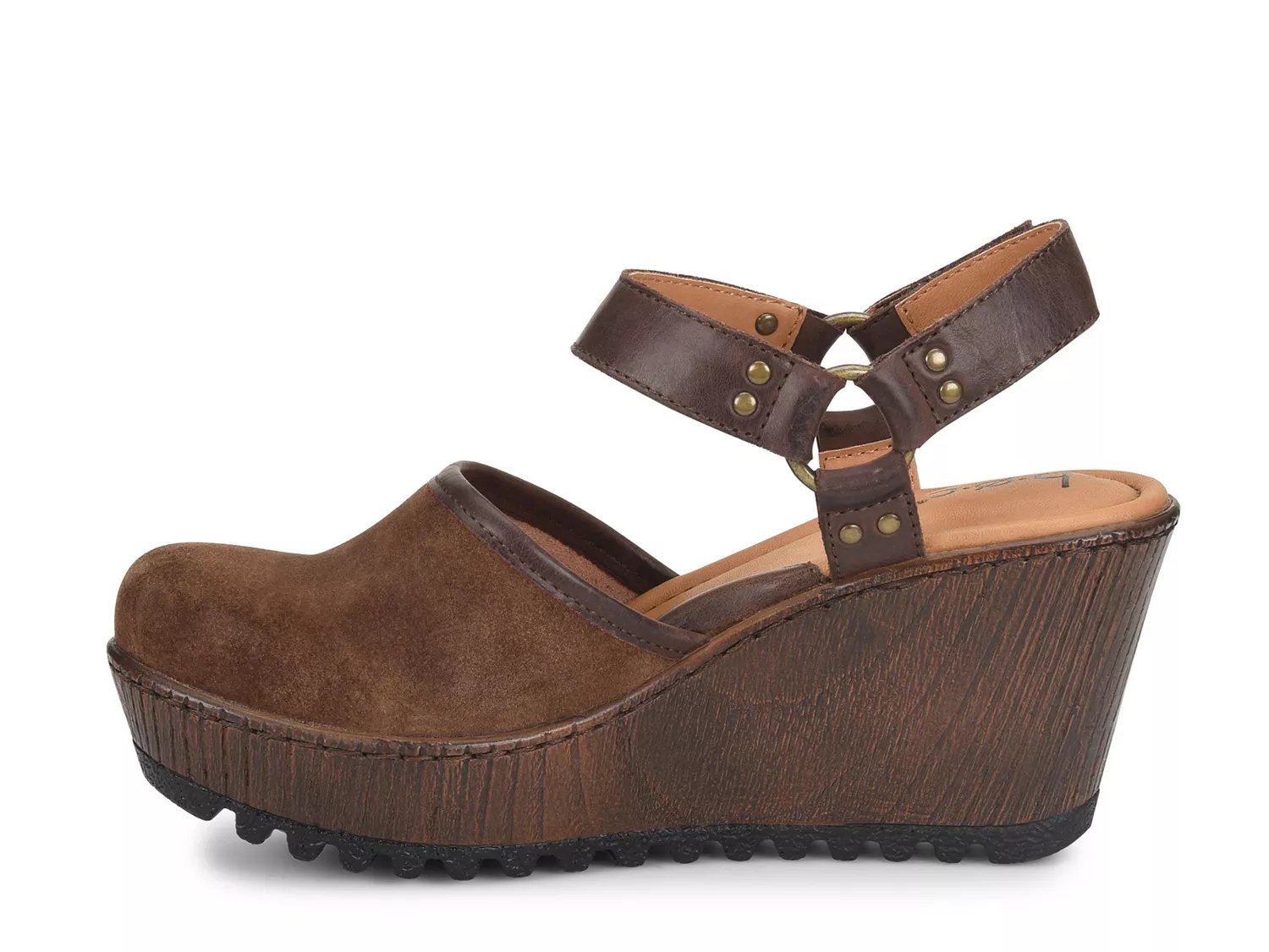 rina wooden slingback clogs