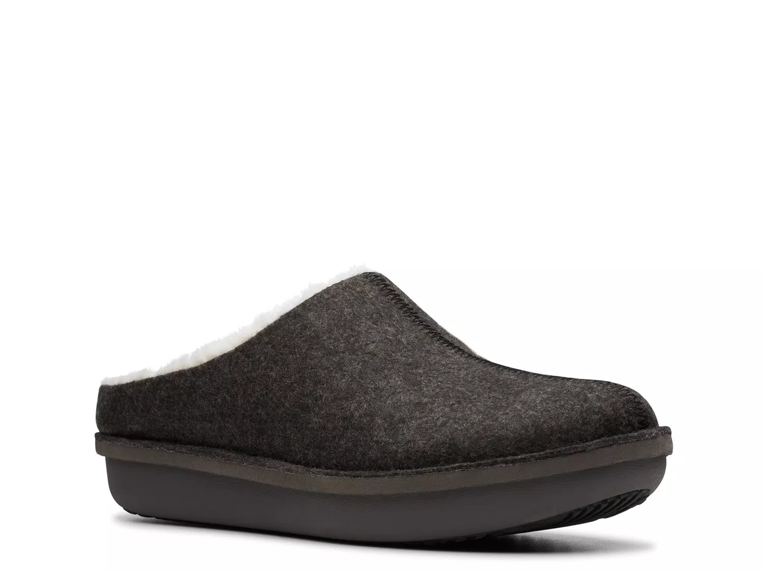 clarks step flow slippers