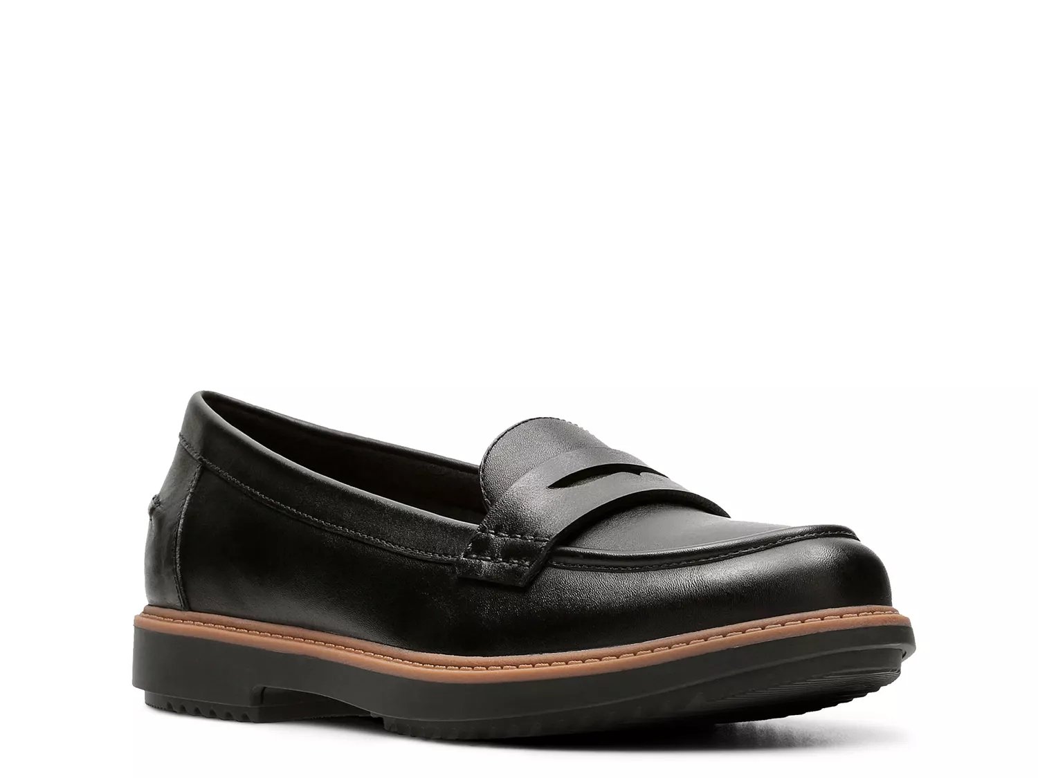 clarks girls loafers