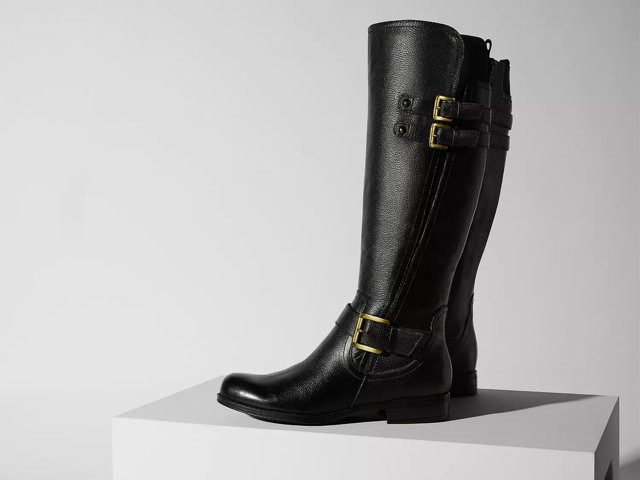 Naturalizer Jessie Wide Calf Riding Boot Free Shipping DSW