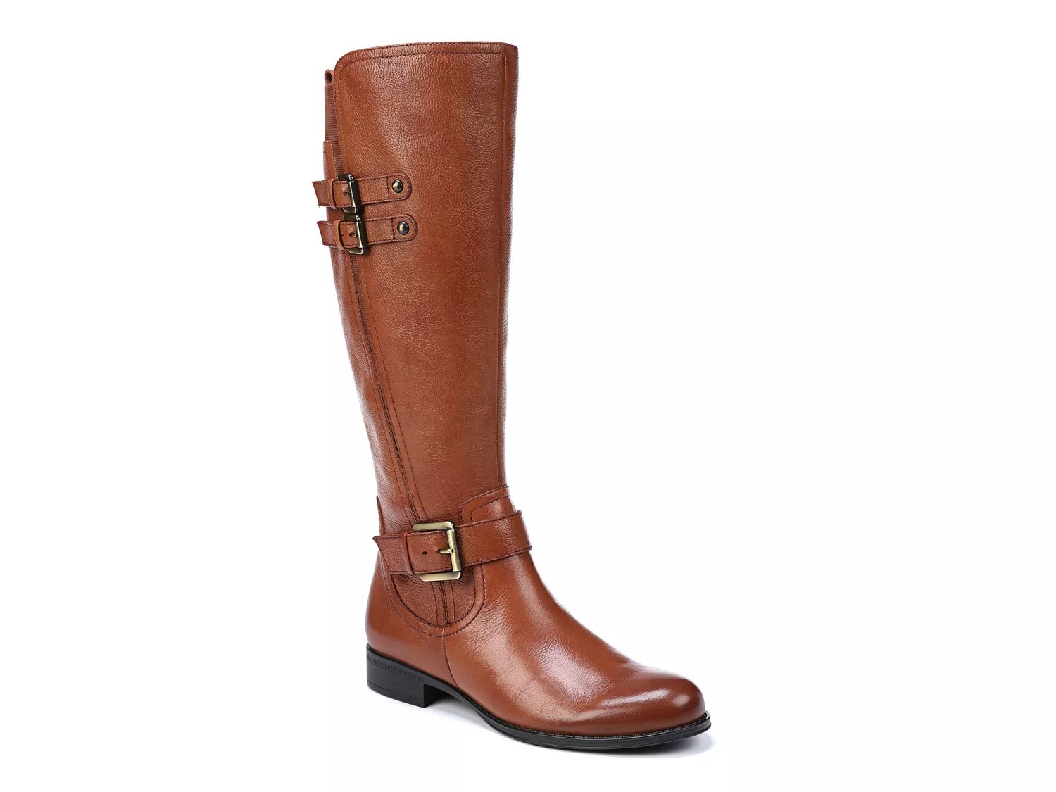 cognac riding boots