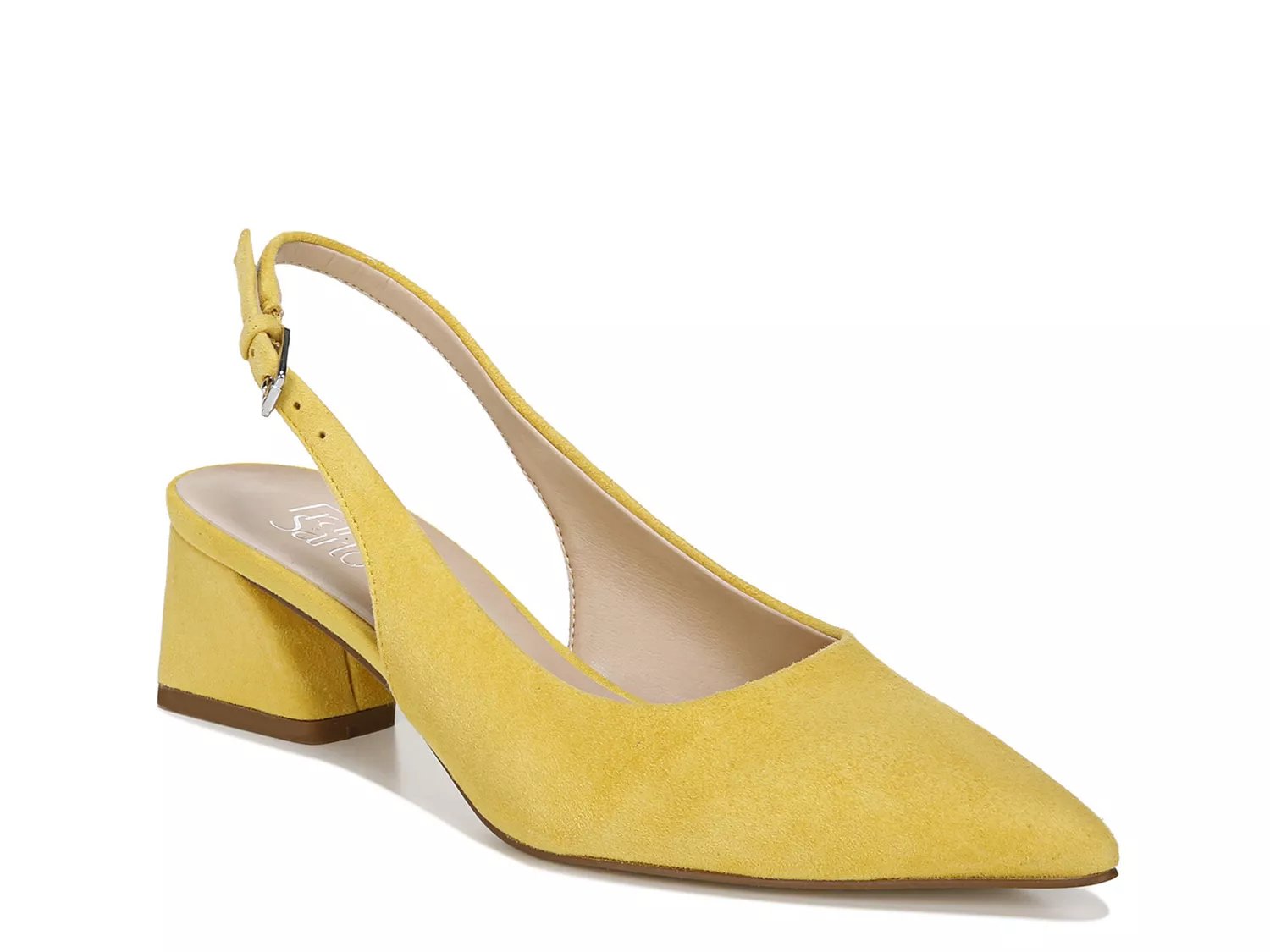 mustard color women's pumps