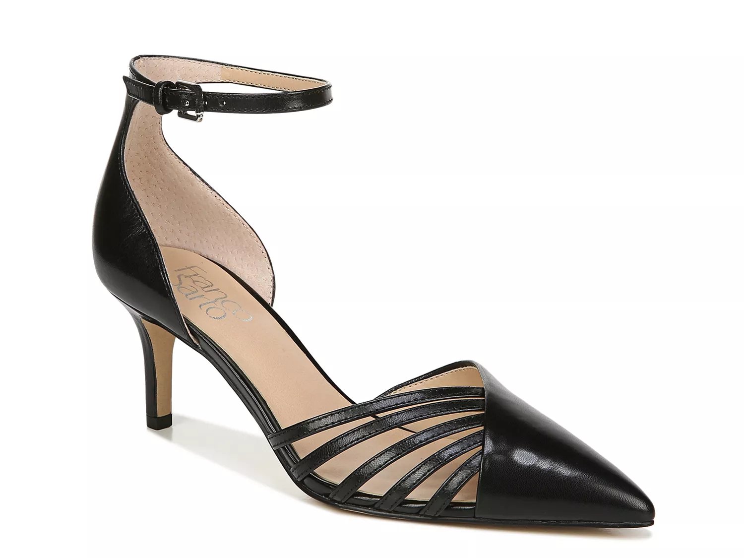 black strappy heels dsw