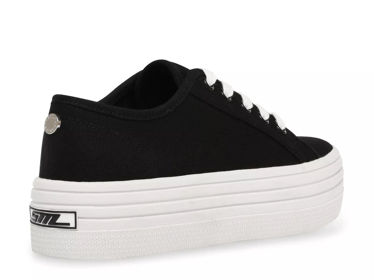 platform sneakers black