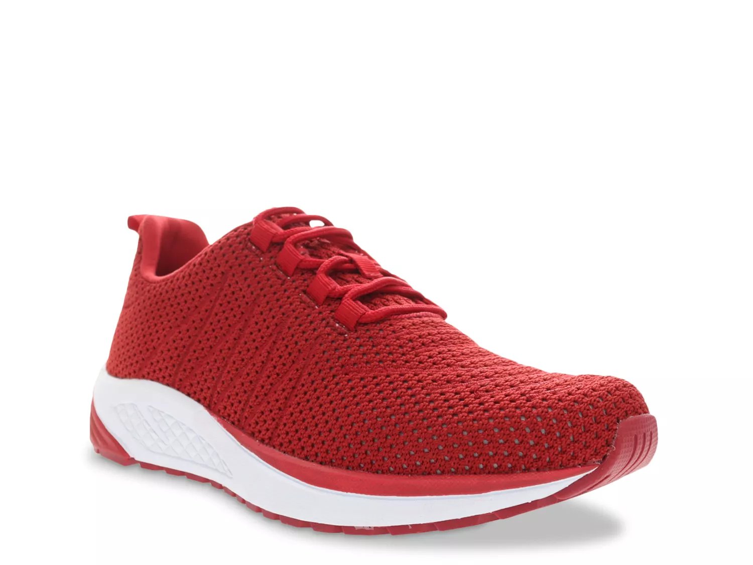 Propet Extra Wide Width Tour Knit Sneaker | Women's | Red | Size 9.5 | Athletic | Sneakers