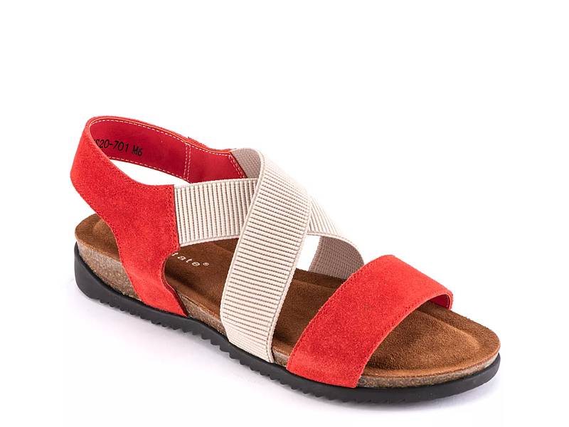 Red sandals sale at dsw