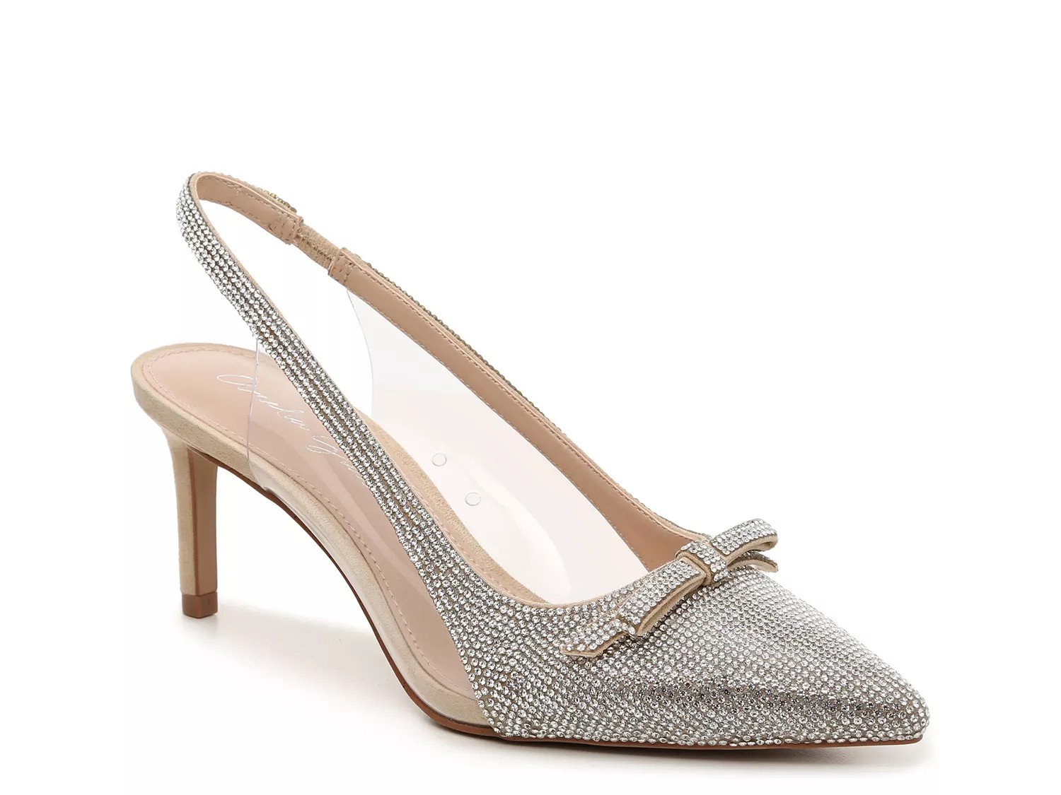 dsw grey pumps