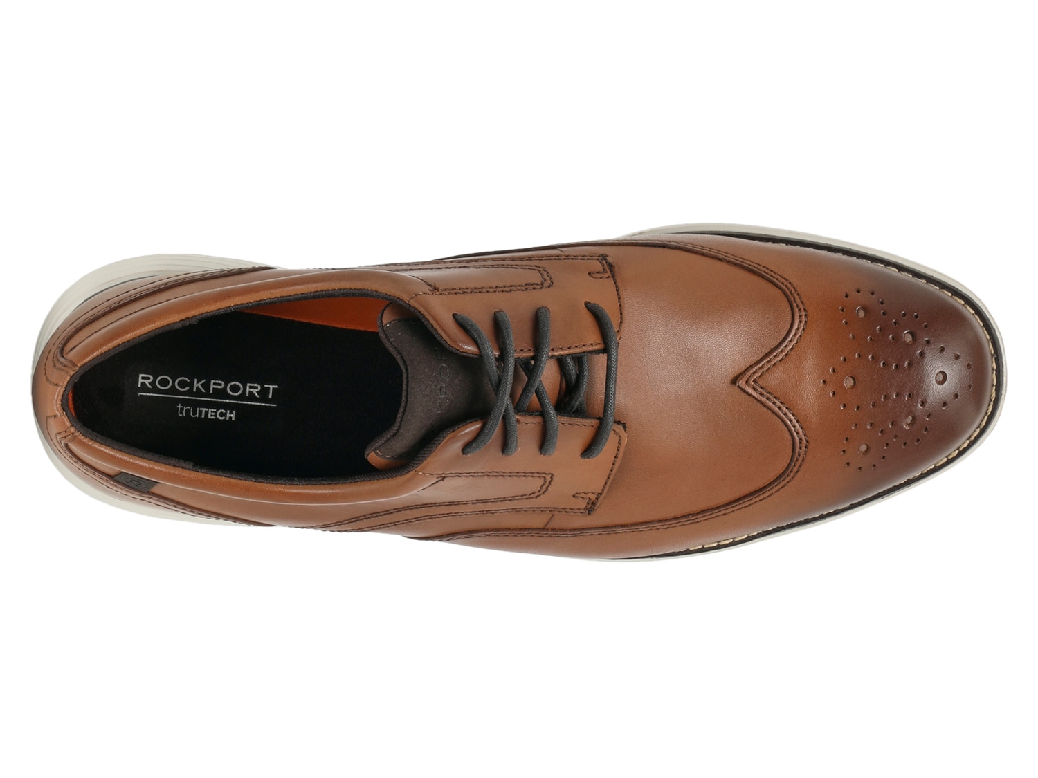 mens rockport wingtip shoes