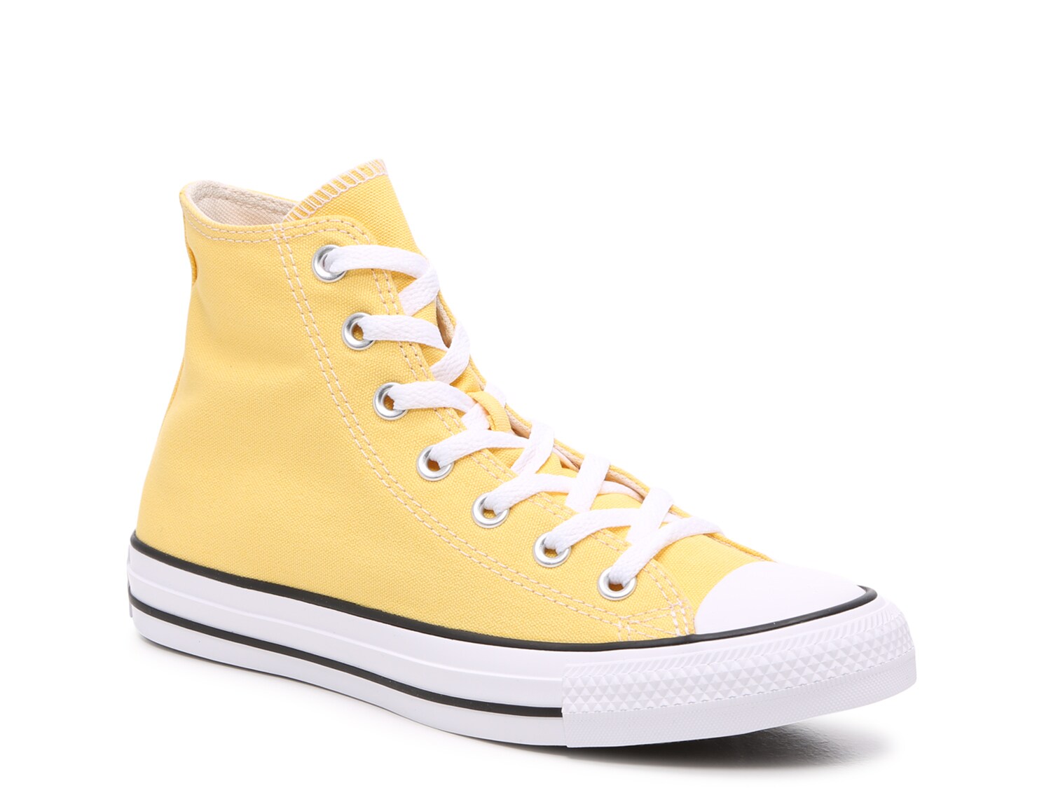 yellow high top tennis shoes