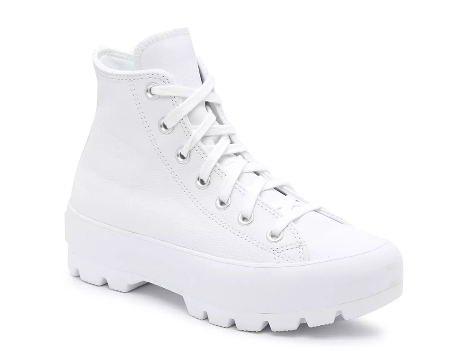 converse lugged leather high tops