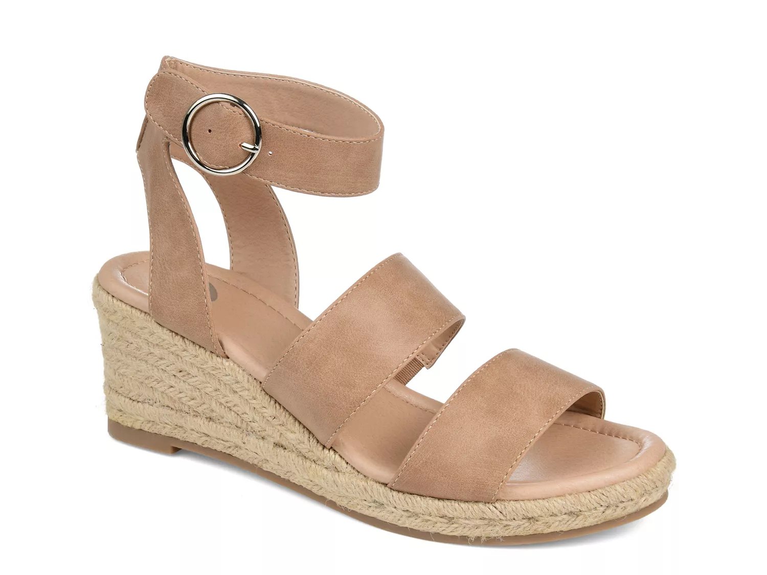 journee collection dryden espadrille wedge sandal