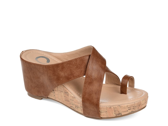 Journee Collection Rayna Wedge Sandal Free Shipping Dsw 5591