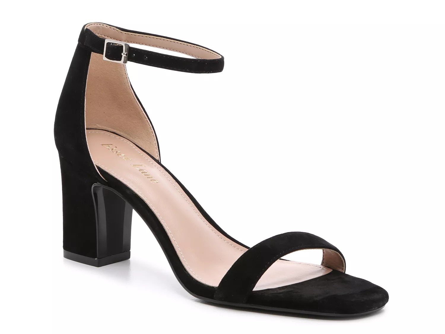 flat black dress sandals