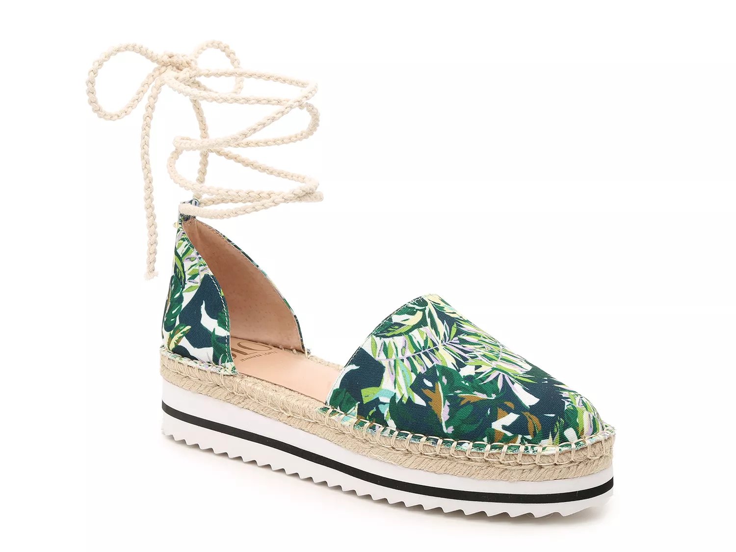 espadrille platform slip on