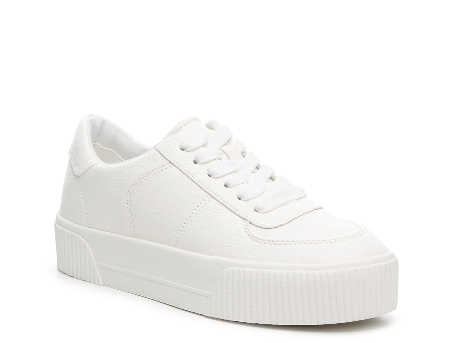 white platform sneakers slip on