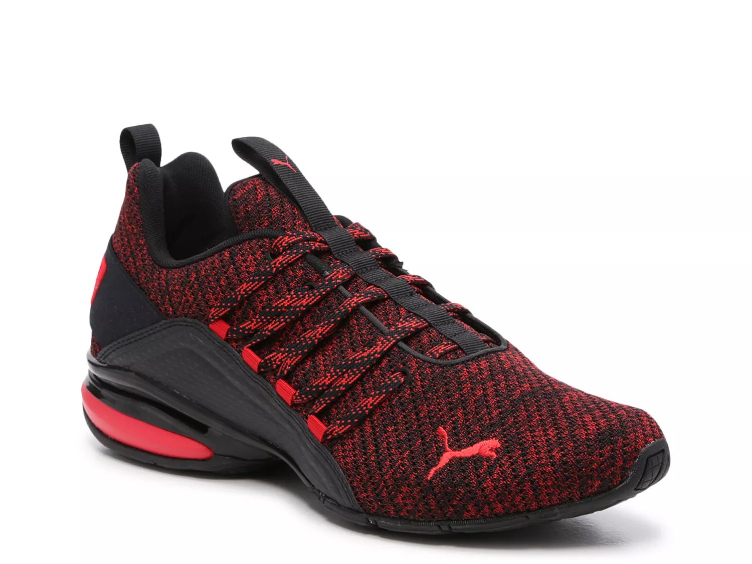 puma axelion red and black