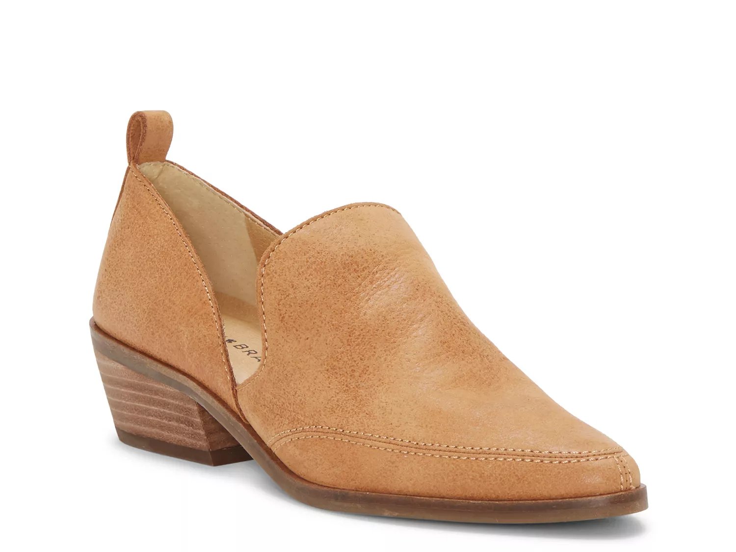 Lucky brand suede store side cut wedges