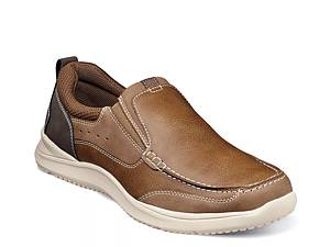 Mens wide width sale casual slip on shoes