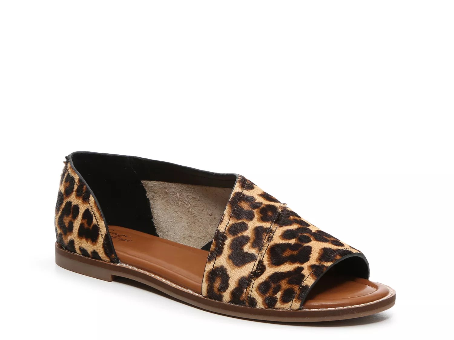 crown vintage leopard flats