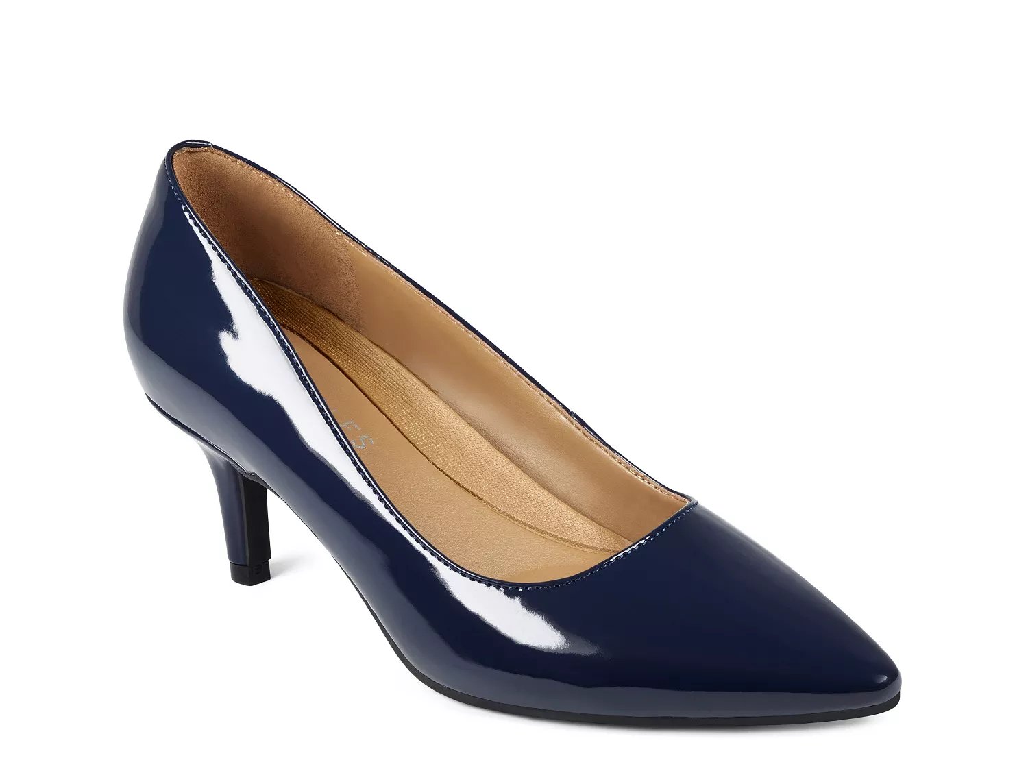 blue patent leather shoes
