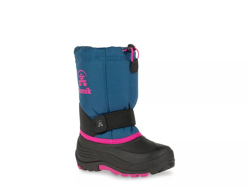 Kamik Kids' Grade/Pre-School Snowangel 4 Waterproof Insulated Fleece-Lined  Winter Boots