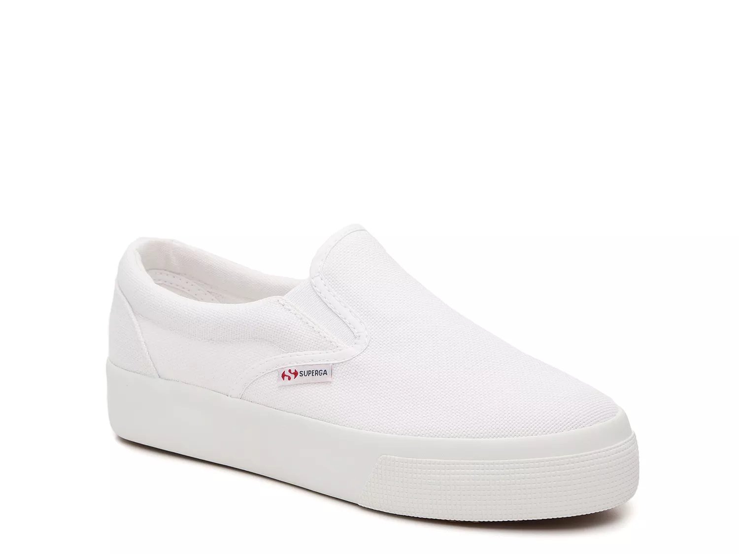 superga leather flatform