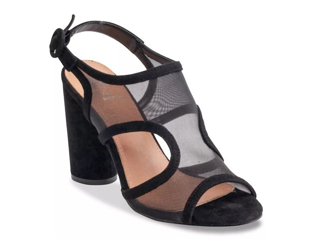 Dsw black shop strappy sandals