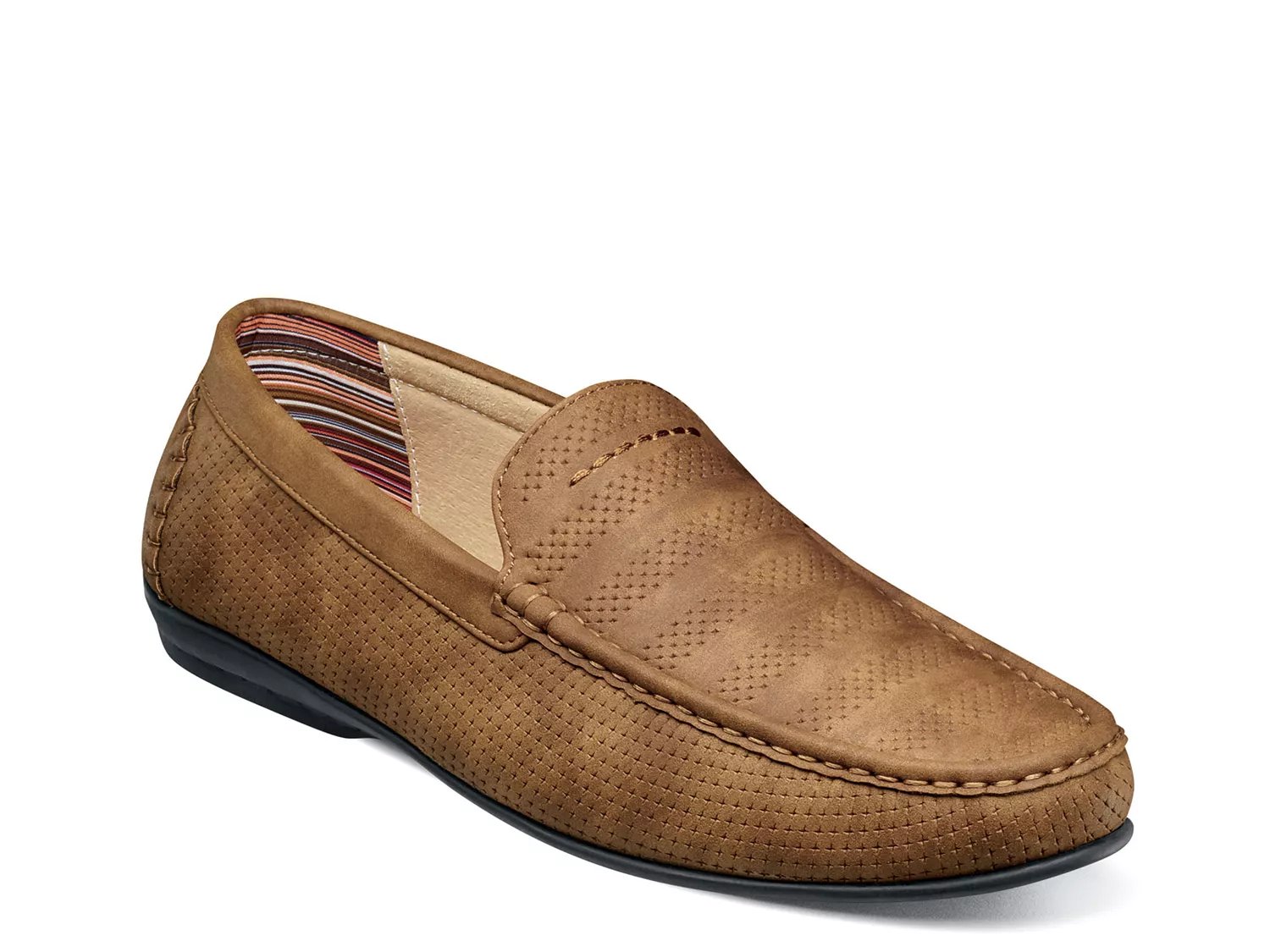 brown casual loafers