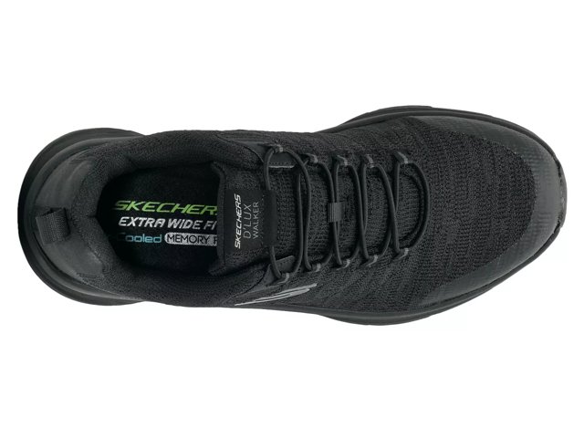 Skechers memory foam wide fit mens sales