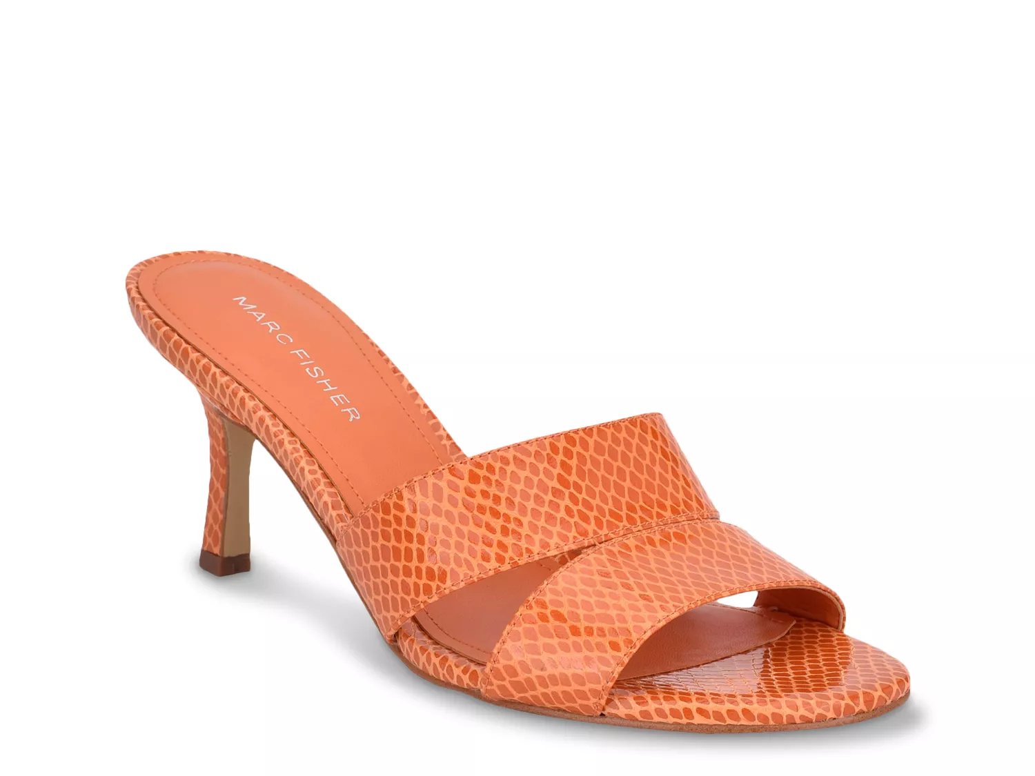 dsw orange sandals