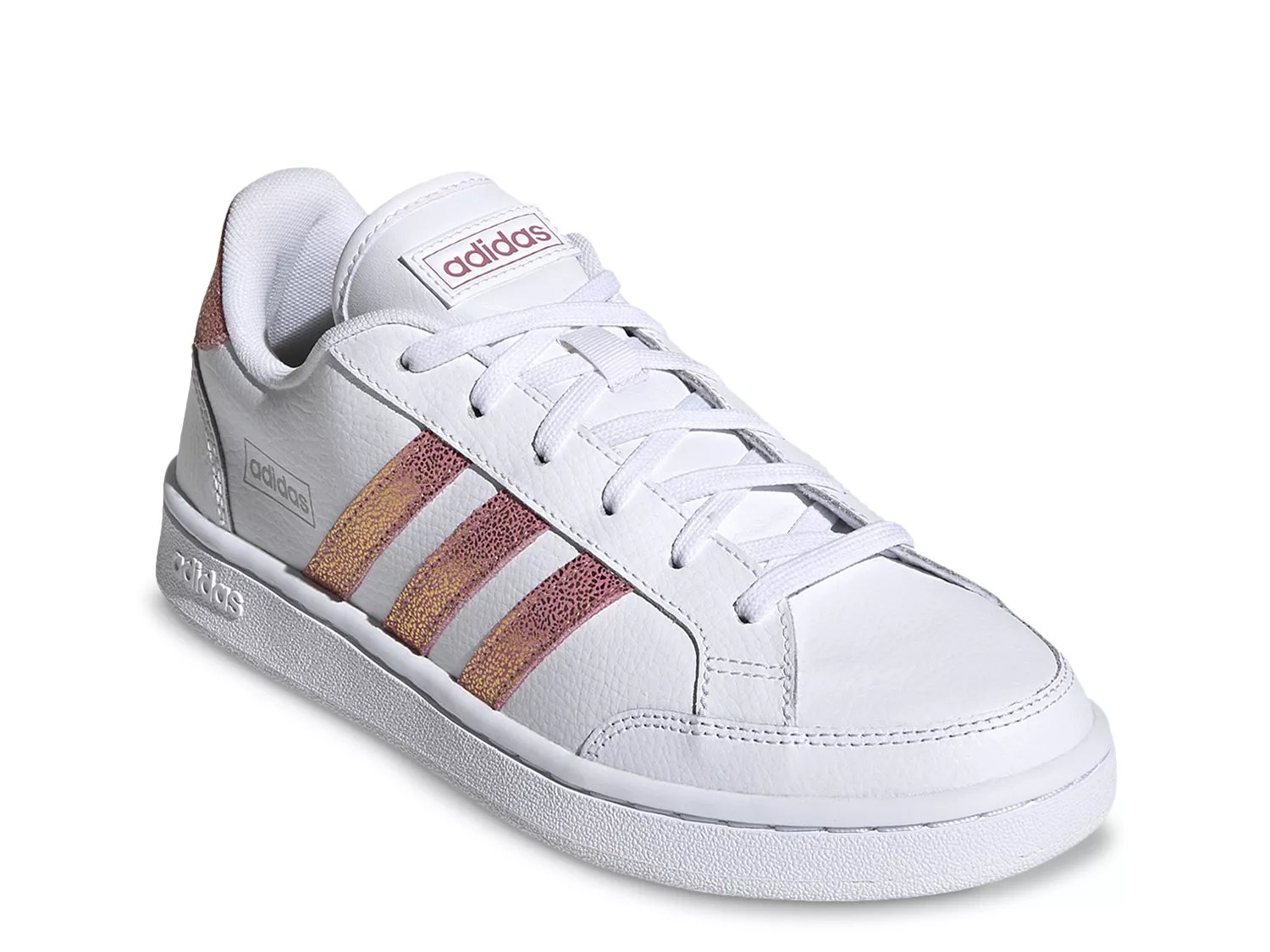 adidas grand court women's rose gold