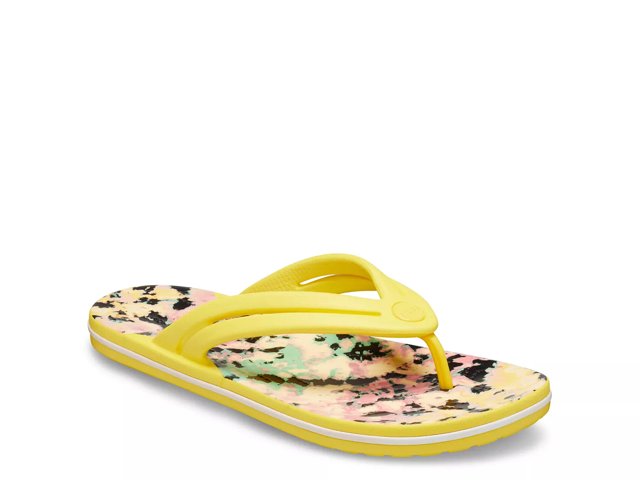 Crocs tie sales dye flip flops